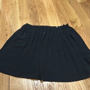 Michael Kors Black Skirt with Rhinestone Detail